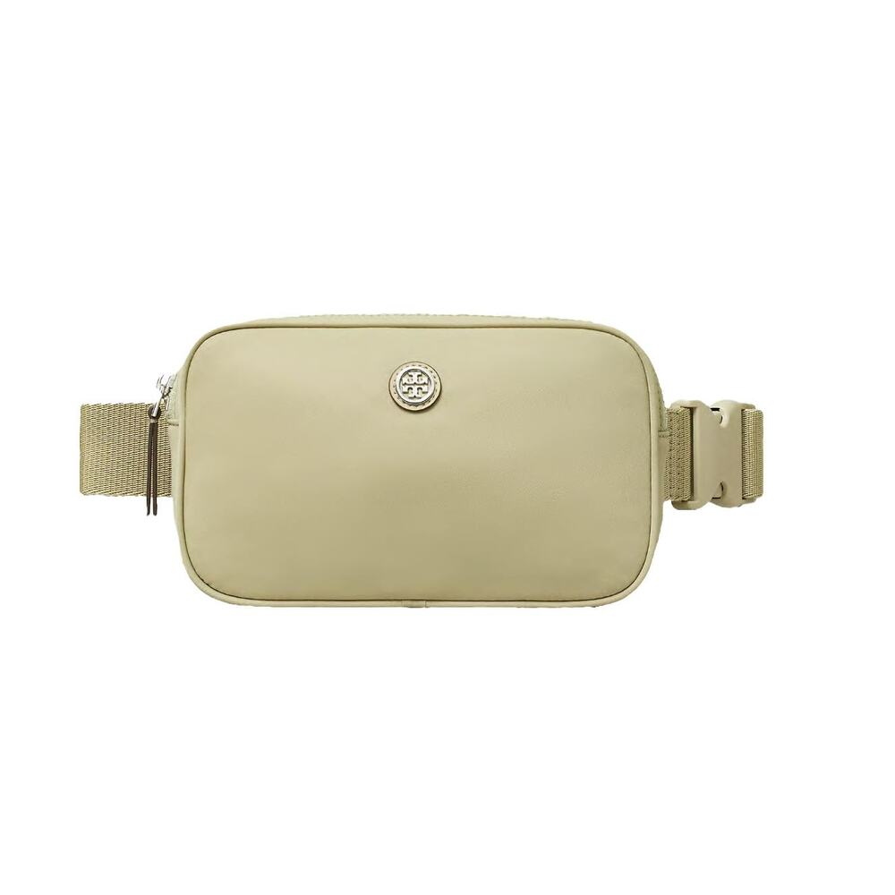 Tory Burch Women's Olive Green Virginia Nylon Belt Bag